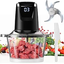 Amazon | 【LEDディスプレイ&550Wハイパワー 】フードプロセッサー 2L